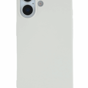 Premium szilikon tok, iPhone 17, Tört Fehér