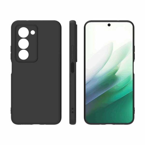 Premium szilikon tok, Xiaomi Redmi 15, Fekete - Image 2