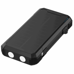Cellect Solar Powerbank, 20000mAh, Fekete