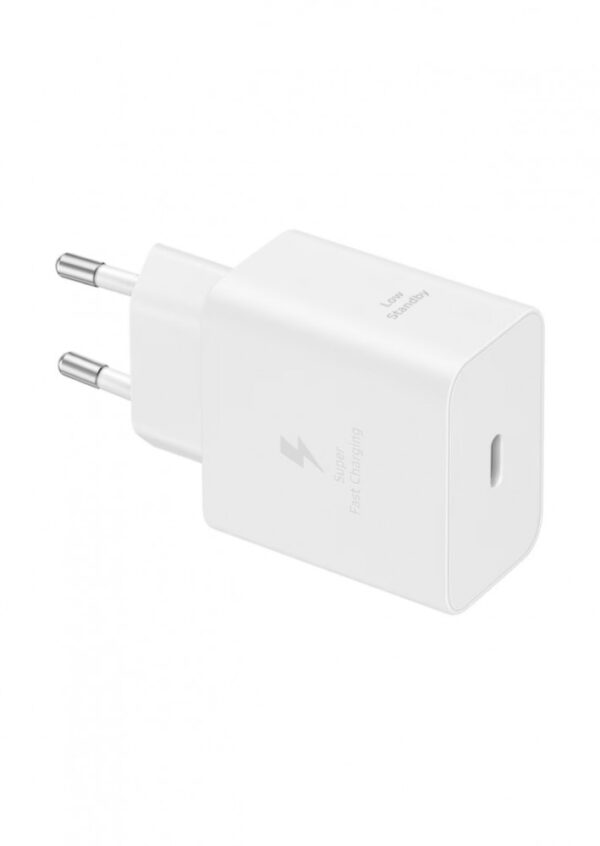 Samsung hálózati adapter kábellel,45W PD USB-C,fehér