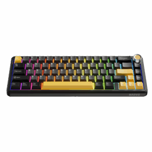 MARVO TITAN 65 vezeték nélküli gaming billentyűzet - Fekete - US /Banana Crystal Linear/
