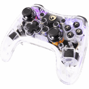 MARVO Ghost 40  - vezeték nélküli kontroller - átlátszó - RGB világítás