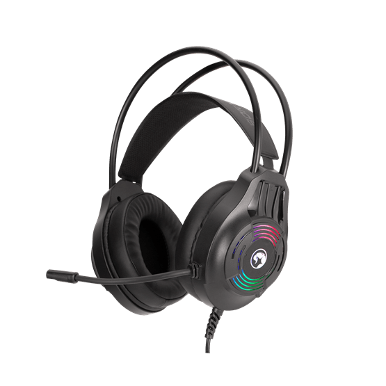 MARVO Akari 30 vezetékes fejhallgató - fekete - RGB világítás
