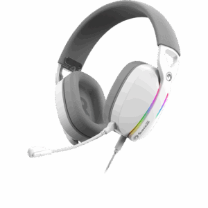MARVO Pulz 70S vezetékes fejhallgató - fehér - RGB világítás
