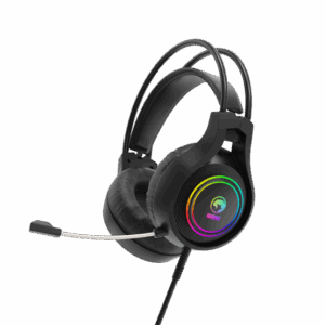 MARVO Tactic 30 vezetékes fejhallgató - fekete - RGB világítás