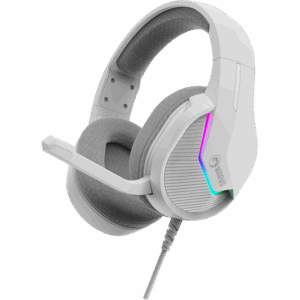 MARVO Tactic 40 vezetékes fejhallgató - fehér - RGB világítás