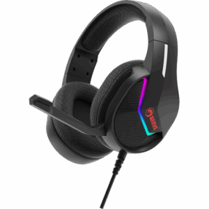 MARVO Tactic 40 vezetékes fejhallgató - fekete - RGB világítás