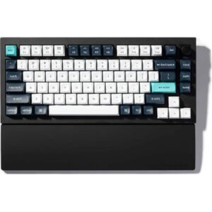 Keychron V1, V1M, V2, V2M, Q1, Q1M, Q1HE, P1P szilikon csuklótámasz fekete