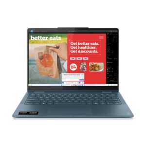 REFURBISHED - Lenovo Yoga 7 2-in-1 14AKP10 - FreeDOS - Tidal Teal  - Touch