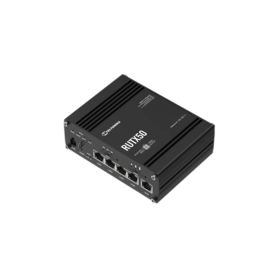 Teltonika 5G router Dual SIM, 5xRJ45, Wi-Fi, USB, RMS, ipari alkalmazás