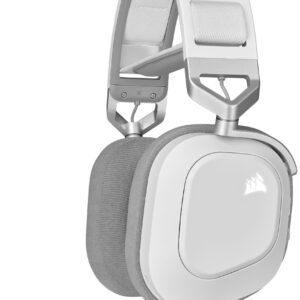 CORSAIR HS80 RGB WIRELESS Premium Gaming Headset, Fehér