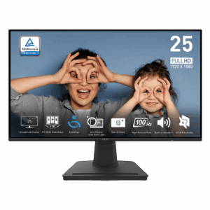 MSI PRO MP252 - 24.5" FHD IPS 100Hz monitor, fekete