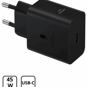 Samsung hálózati adapter, 45W PD USB-C,Fekete