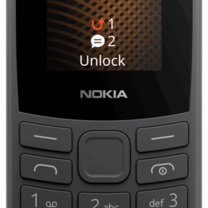 Nokia 105 2G DS kártyafüggetlen mobiltelefon fekete