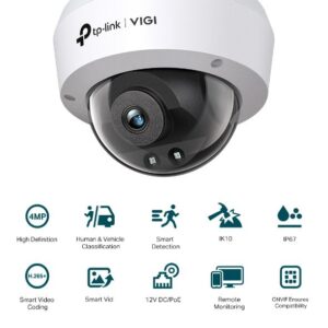 TP-LINK VIGI C240I -4 4MP IR Dome Network Camera