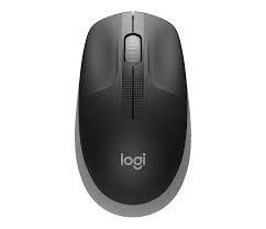 Logitech M190 teljes méretű vezeték nélküli optikai egér középszürke-fekete (910