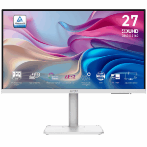 MSI Modern MD272UPHW - 27" UHD IPS HDR Type-C B2B monitor, fehér