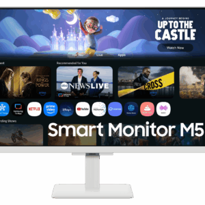 Samsung LS27FM501EUXDU Smart Monitor 27" FHD IPS Tizen operációs rendszer, fehér