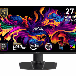 MSI MAG 273QP QD-OLED X24 WQHD 240Hz monitor, fekete