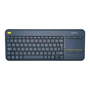 Logitech K400 Plus - Fekete - Gravírozott HU bill