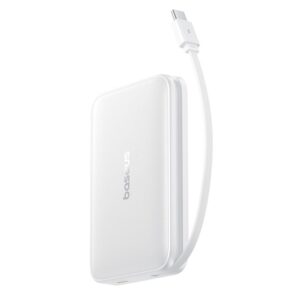 Baseus PicoGo Qi2 Magnetic vezeték nélküli gyorstöltő powerbank 10000 mAh, 27W, fehér