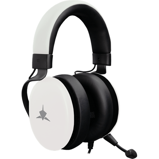 White Shark GH-2540W ELEPHANT vezetékes gamer fejhallgató mikrofonnal - fehér - Image 3