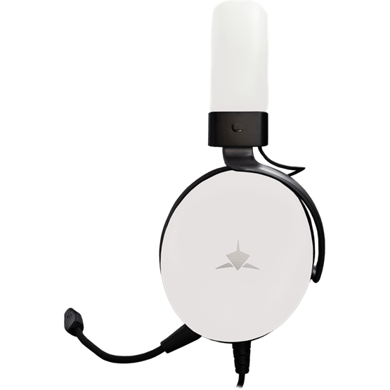 White Shark GH-2540W ELEPHANT vezetékes gamer fejhallgató mikrofonnal - fehér - Image 2