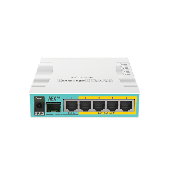 MikroTik hEX PoE router
