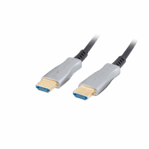 Lanberg HDMI (M/M) v2.0 kábel 20 m, optikai, fekete, AOC