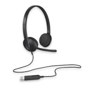 Logitech Headset H340 mikrofonos fejhallgató USB csatlakozó /981-000475/