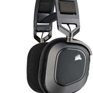 CORSAIR HS80 RGB WIRELESS Premium Gaming Headset, Carbon