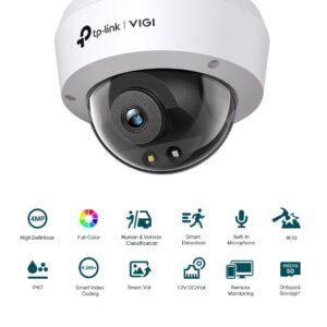 TP-LINK VIGI C240 -2.8 4MP Full-Color Dome Network Camera