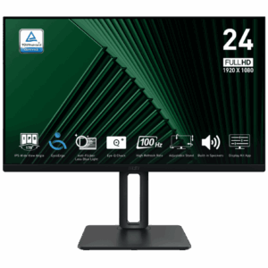 MSI PRO MP245PG 23.8" IPS FHD 100Hz állítható magasságú monitor, fekete