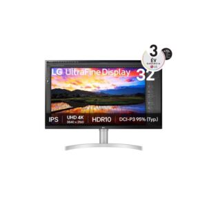 LG 32" 32UN650K-W UltraFine™ 16:9 4K UHD IPS monitor