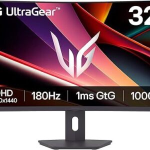 LG 32" 32G600A-B 16:9 QHD 180Hz 1ms ívelt gaming monitor