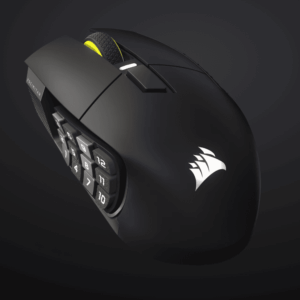 CORSAIR SCIMITAR ELITE WIRELESS SE Gaming Mouse, Wireless, Gun metal, 33000 DPI,