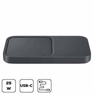 SamsungWireless töltő dupla hálózati töltővel,Feke