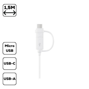 Samsung 2 in 1, USB Type-C és Micro kábel