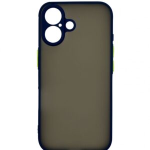 iPhone 16 műanyag tok, kék, zöld