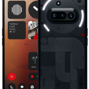 Nothing Phone (3A) fekete, 12+256 GB okostelefon