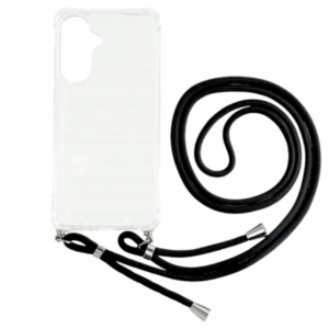 Sam A26  TPU+PC Átlát.tok,Fekete zsinórral