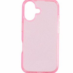 Iphone 16 csillámos szilikon hátlap, Pink
