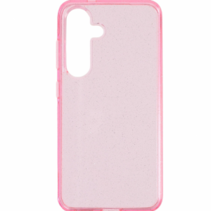 Samsung Galaxy S25 csillámos szilikon hátlap, Pink