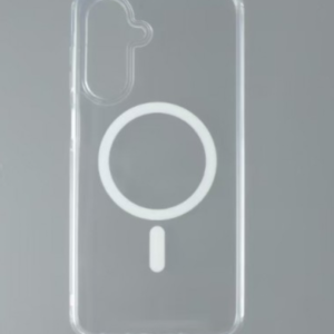 Samsung A36 mágneses szilikon tok, Átlátszó