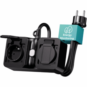 Meross kültéri hosszabító dupla teljesítmény mérős 1,5m IP44