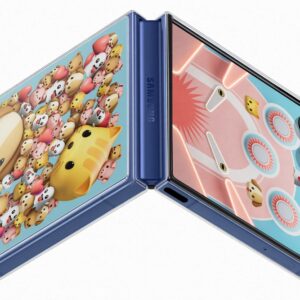 Samsung Galaxy Flip 7 nyíló tok, átlátszó