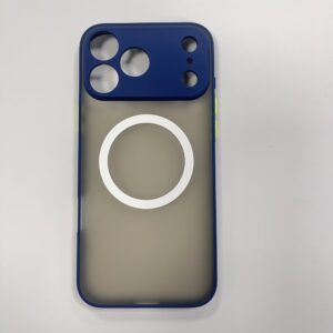 iPhone 17 Pro Max mágneses műanyag tok, kék-zöld