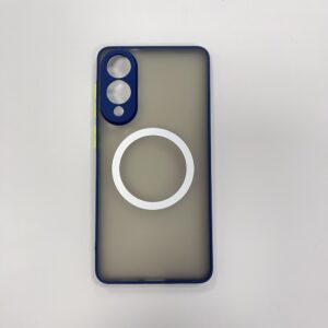 Samsung S25 Edge mágneses műanyag tok, kék,zöld