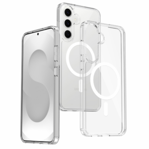 Samsung S25 FE mágneses tok, Átlátszó