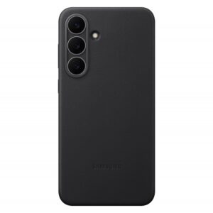 Samsung Galaxy S25 FE bőr hátlap, fekete